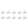 Cable Clamps 300 PCS Cable Clamps Row Clamps Electrician's Push Strap Wire Clamp Retainers for Home Use(White) view 1