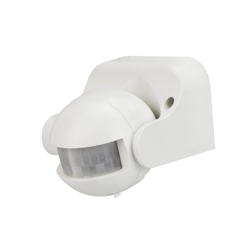NUOBESTY Energy-Saving Wall Mount Motion Sensor 180 Ir Body Sensor Easy Install White for Areas