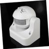 NUOBESTY Energy-Saving Wall Mount Motion Sensor 180 Ir Body Sensor Easy Install White for Areas view 3