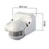 NUOBESTY Energy-Saving Wall Mount Motion Sensor 180 Ir Body Sensor Easy Install White for Areas view 4