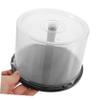 COHEALI 50-Disc CD/DVD Storage Bucket 2-Pack Portable Organizer Empty Storage Containers for DVD/CD Collection Stackable Design view 4