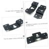 CAXUSD 15pcs Iron Wall Plate Hangers Speaker Hanging Hooks for Sound Box Audio Speaker Accessories view 4