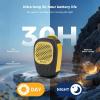 Wearable Bluetooth Speaker,Clip on Wireless Jobsite Water-Resistant Portable Speaker, Built in Mic for Hands-Free/Call, Suitable for Indoor & Outdoor Use Update Version Yellow view 2