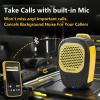 Wearable Bluetooth Speaker,Clip on Wireless Jobsite Water-Resistant Portable Speaker, Built in Mic for Hands-Free/Call, Suitable for Indoor & Outdoor Use Update Version Yellow view 4