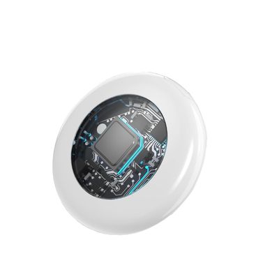 Mini GPS Tracker for Vehicles, Smart Tag Tracking Device, Key Finder Locator with Sound, Car Tracker No Subscription Work with Find My(iOS Only) for Kids, Dogs, Key, Luggage (White)