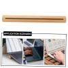 Angoily Wooden Laptop Stand for Desk Space-Saving Riser Anti-Slip Pads Natural Grain Ideal for Home Office view 2