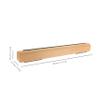 Angoily Wooden Laptop Stand for Desk Space-Saving Riser Anti-Slip Pads Natural Grain Ideal for Home Office view 4