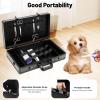 Ginelm Barber Carrying Case with Dual Locks Lockable Hairdressing Toolbox view 3