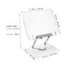 ARTIBETTER Adjustable Rotatable Reading Stand Page Clips Book Holder for Hands Reading Home Office Library for Students Researchers and Book view 2