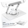 ARTIBETTER Adjustable Rotatable Reading Stand Page Clips Book Holder for Hands Reading Home Office Library for Students Researchers and Book view 4