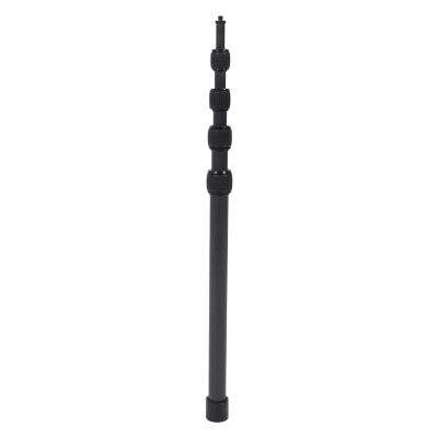 155cm Handheld Monopod with 1/4in Thread, 5 Section Extension Selfie Stick for SLR, Action Camera, Tripod Stabilizer, Aluminum Alloy Knob, Carbon Fiber Tube