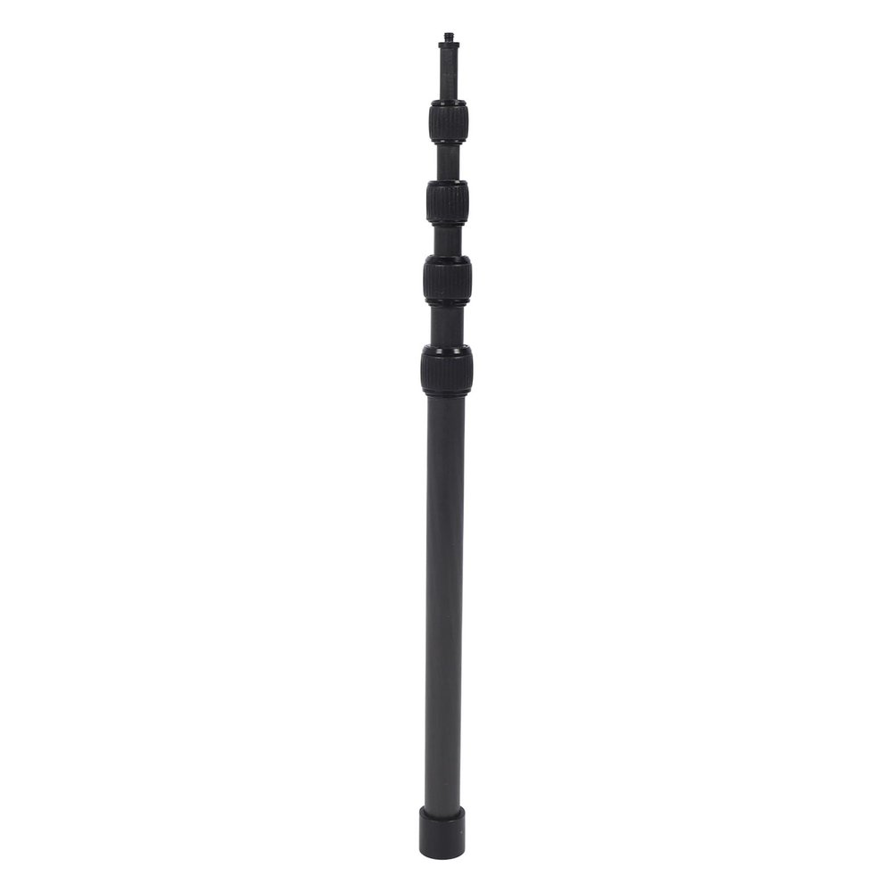 155cm Handheld Monopod with 1/4in Thread, 5 Section Extension Selfie Stick for SLR, Action Camera, Tripod Stabilizer, Aluminum Alloy Knob, Carbon Fiber Tube