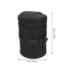 KALLORY Professional Camera Lens Bag -shock Pouch for Lenses Water-resistant Design for and Suitable for Photographers The Go view 2