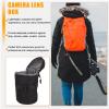 KALLORY Professional Camera Lens Bag -shock Pouch for Lenses Water-resistant Design for and Suitable for Photographers The Go view 3