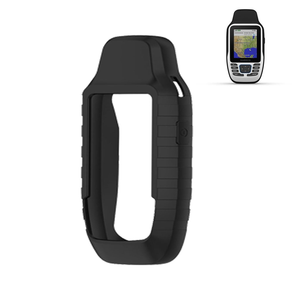Case for Garmin GPSMAP 79s/79sc Marine GPS Handheld, WUNIAK Soft Silicone Protective Portable Scratch Shock Resistant Shell Case for Garmin GPSMAP 79s/79scBlack