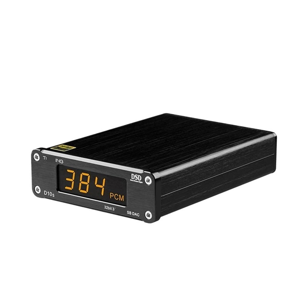 D10s Mini Digital USB DAC XMOS XU208 ES9038Q2M PCM DSD256 Audio HiFi Decoder & D10 Balanced USB DAC(D10 Balanced Black)