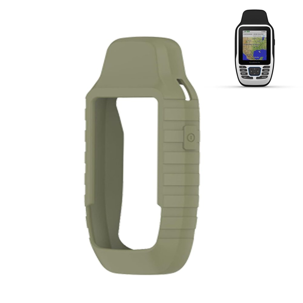 Case for Garmin GPSMAP 79s/79sc Marine GPS Handheld, WUNIAK Soft Silicone Protective Portable Scratch Shock Resistant Shell Case for Garmin GPSMAP 79s/79scJungle Green