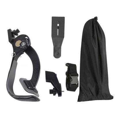 DriKou DSLR Camera Handle Shoulder Pad SR-500,with Carrying Case and Connection Plate Shoulder Support Shock Absorber Bracket Stabilizer