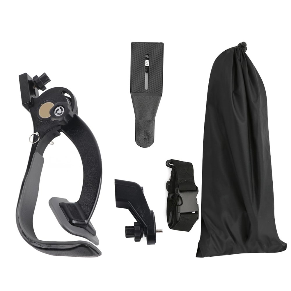 DriKou DSLR Camera Handle Shoulder Pad SR-500,with Carrying Case and Connection Plate Shoulder Support Shock Absorber Bracket Stabilizer