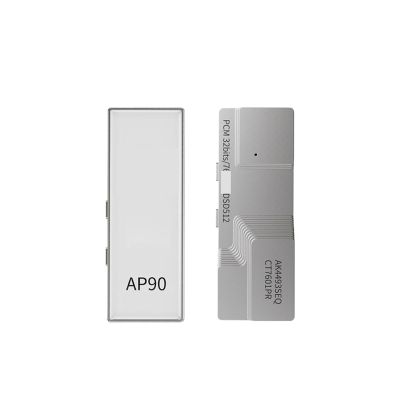 D3LX0Z1 AP90 Portable DAC Amplifier with AK4493SEQ AMP Supports 32bit DSD512 Headphone Amplifier Balanced Output(Black iOS Version)