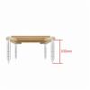 D3LX0Z1 Aluminum Rack Audio Racks Amplifier Cabinet Decoder Frame Shock Absorber Tripod Shelf Isolator Feet Spikes Support(1 Layer 300mm) view 2