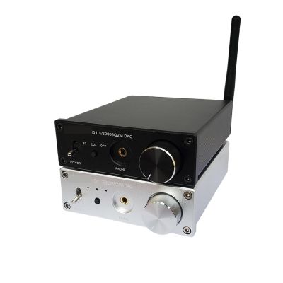 D3LX0Z1 D1 ES9038Q2M DAC QCC3084 5.4 DAC Sound Decoder(Black)