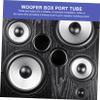 Luxshiny 8pcs Speaker Port Tube for Bass Audio Pipe Subwoofer Port Tube Studio Monitor Speakers view 4