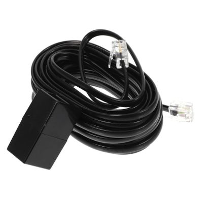 Tofficu 1set Telephone Cords Wire Clips and Couplers Landline Phone Accessories for Use Pc Cord