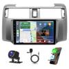 9 Inch Android 13 Car Stereo for Toyota 4Runner 2009-2019 IPS HD Touch Screen Double Din Car Audio Receiver w/Wireless Carplay Android Auto GPS Navigation Bluetooth WiFi SWC Backup Camera Mic, 2+32G view 1