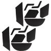 0.65mm Mouse Feet Skates Sticker Pad for Logitech G900 Gaming Mouse, 2 Set view 1