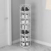 JHDXL Shoe Rack Shoe Storage Shoe Organizer, Bedroom Metal Shoe Storage Cabinet, Metal Shoe Storage Set, Entryway, Garage, Vertical Shoe Cabinet(White,107cm/42.1in) view 1
