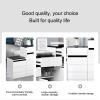 JHDXL Vertical Shoe Rack, Freestanding White Wooden Shoe Shelf, Stackable Boot & Shoe Storage, Organizer for Entryway, Closet, Dorm & Small Spaces(50 * 95cm/19.7 * 37.4in) view 4