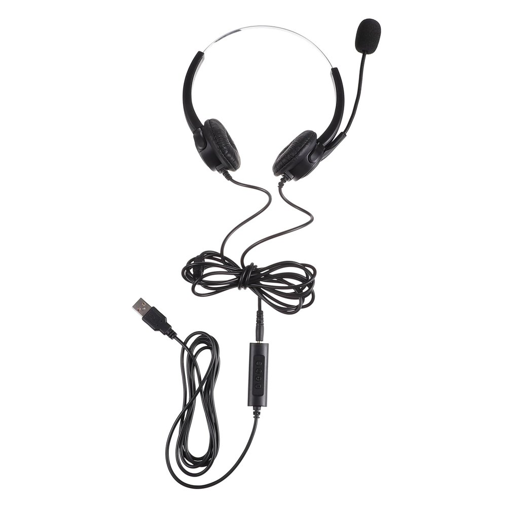 CIYODO USB Headset for Mobile Computer Comfortable Gaming for Meetings and Online Classes Material Play Design