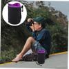 Angoily Water Resistant Camera Lens Pouch Bag Shockproof Protective Case for, Black, 24x10x9cm, Casual view 2