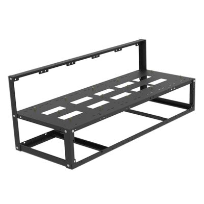 Angoily Direct-Plug Graphics Card Chassis Steel Mining Rig Frame Gaming Pc Case Open Air Design