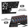 Angoily Direct-Plug Graphics Card Chassis Steel Mining Rig Frame Gaming Pc Case Open Air Design view 3