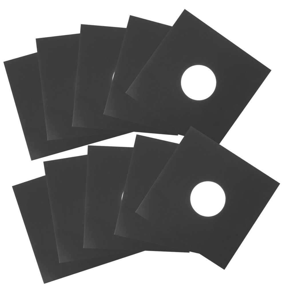 ULTECHNOVO 10pcs Vinyl Record Sleeves Inner Record Covers Album Sleeves Bag Cd Covers