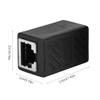 2PCS RJ45 Female to Female Network LAN Adapter, Lightweight Stable Coupler Ethernet Network Extender Connector for Ethernet Cable Adapter view 4