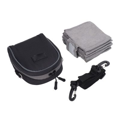Filter Case, 8 Pockets Portable Camera Lens Filter Bag with Shoulder Strap, Dust and Water Proof Up to 95mm Filter