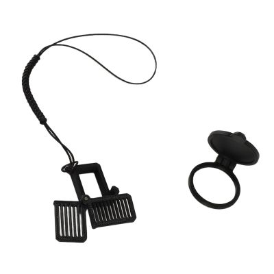 Camera Shutter ButtonCap with Anti Loss Rope & Exposure Compensation Controller, Anti Mistouch Shutter Buttons Protective Cover Camera Accessories for Wide 400 (Black)