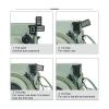 Camera Shutter ButtonCap with Anti Loss Rope & Exposure Compensation Controller, Anti Mistouch Shutter Buttons Protective Cover Camera Accessories for Wide 400 (Black) view 4