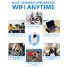 Mobile Hotspot, 300Mbps Portable 4G Router with SIM Card Connect Up to 10 Devices, 2100mAh USB Rechargeable, Pocket WiFi for Anywhere view 4