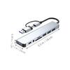 COHEALI Compact USB Hub 7-Port Adapter -c USB 3.0/2.0 Fast Data Transfer for Laptop view 2
