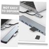 COHEALI Compact USB Hub 7-Port Adapter -c USB 3.0/2.0 Fast Data Transfer for Laptop view 4