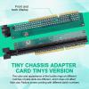 PCB and Iron Material PCI E Graphic Card Adapter Tiny 5 PCIE16 Riser for ThinkCentre M920q M920x M910x M720q P330 Computer Components 01AJ940, Versatile PCI E Graphic Card view 3