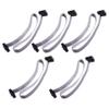 FOCMKEAS 5 Pcs IDC 8 Pin Flat Ribbon Cable, 30cm 2.54mm Pitch view 1