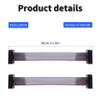 FOCMKEAS 5 Pcs IDC 8 Pin Flat Ribbon Cable, 30cm 2.54mm Pitch view 2