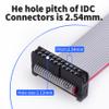 FOCMKEAS 5 Pcs IDC 8 Pin Flat Ribbon Cable, 30cm 2.54mm Pitch view 3