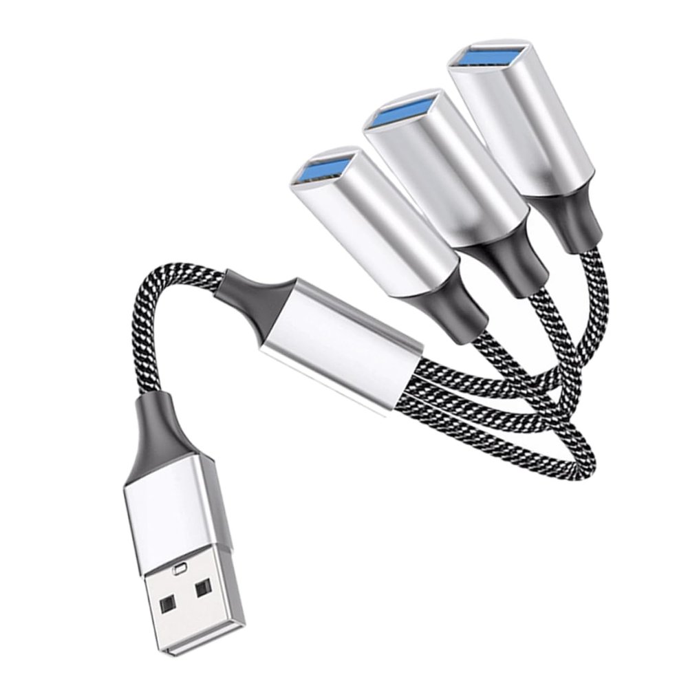 DOITOOL USB 3 Way Splitter High Speed USB Hub 1 to 3 Port Portable for Flash Drive