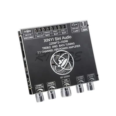 220W*2+350W Bluetuth 5.1 TPA3251D2 Subwoofer Audio Power Amplifier Board 2.1 Channel Class D Home Theater Aux New 2025 High for Reliable Electronic Component, Precision, Stable Performance